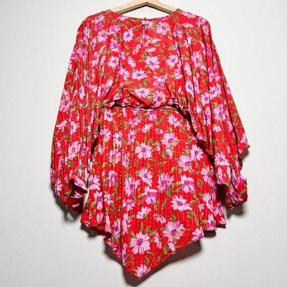 Love Shack Fancy Mambo Red Anila Mini Dress Size Small - Picture 8 of 8